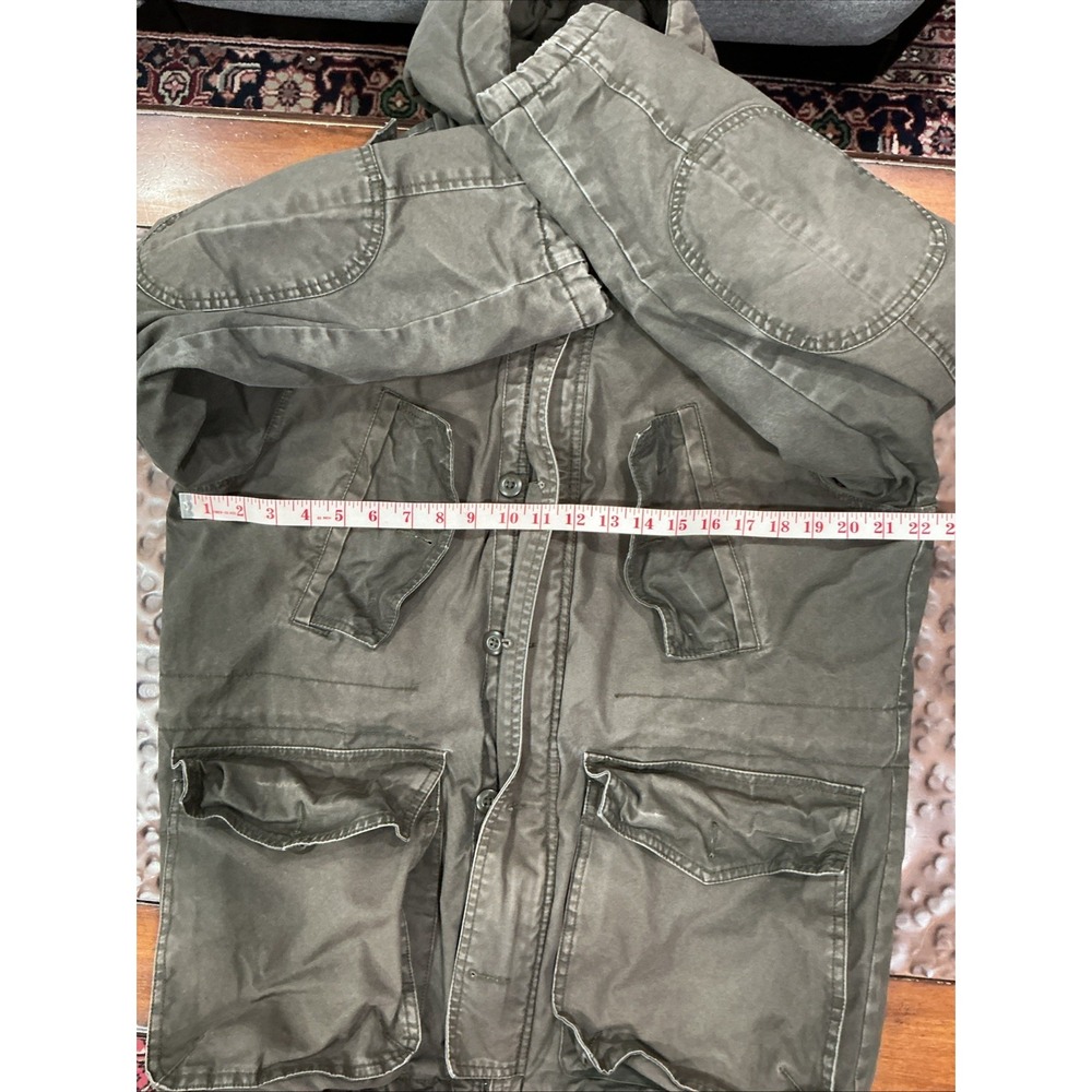 Converse Military Field Jacket, Army Green, Men's Small, Farm Chore Coat, Lined - Picture 16 of 16